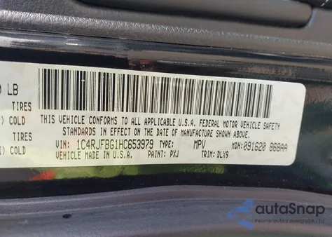 2017 Jeep Grand Cherokee Limited 4X4 из США, поврежденный, VIN 1C4RJFBG1HC653979